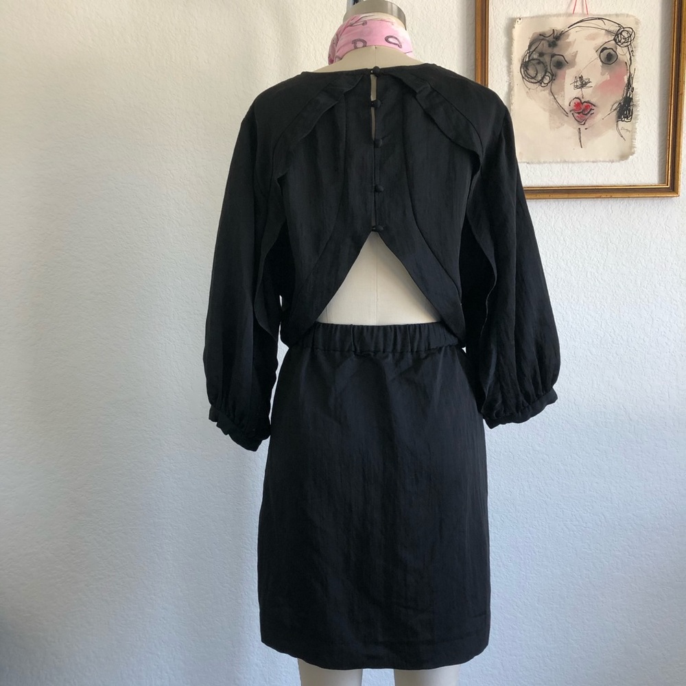 Session Pebble Beach Open Back Backless Pouf Sleev - image 3